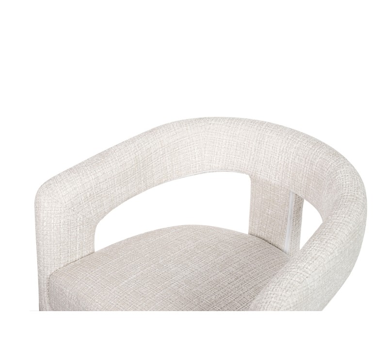 MaMaison krzesło barowe LOGAN białe