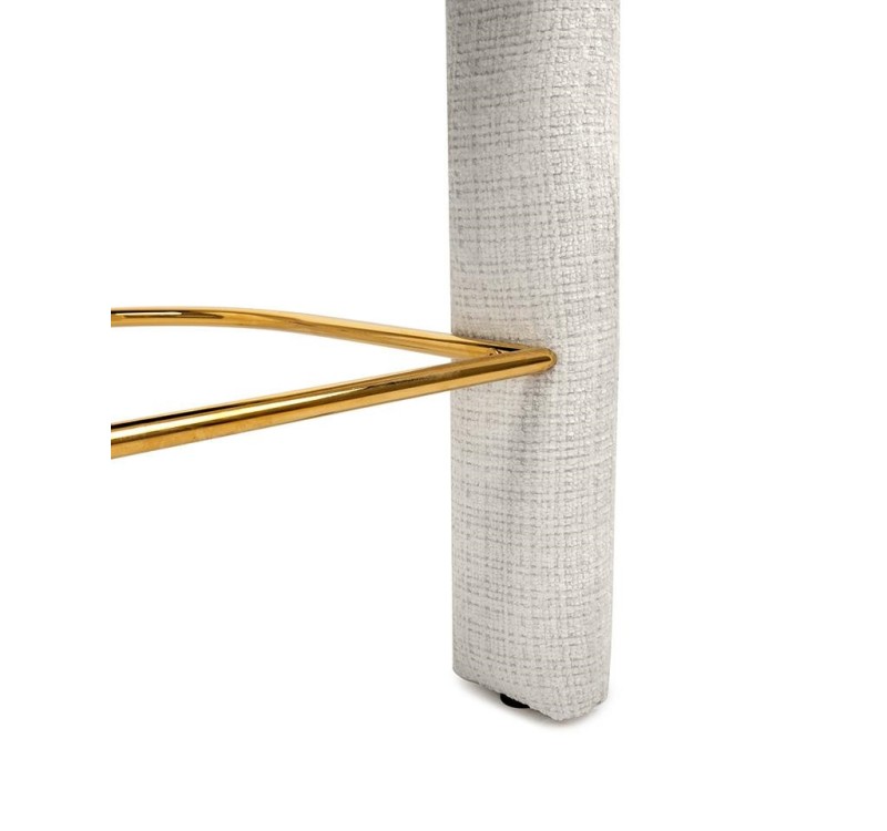 MaMaison krzesło barowe LOGAN białe