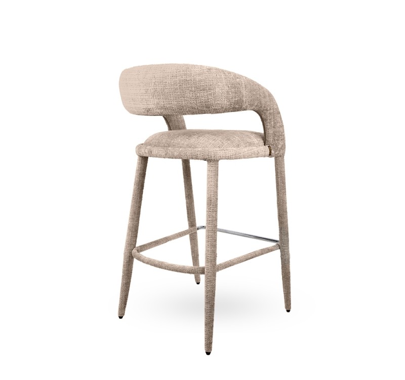 MaMaison krzesło barowe IRIS beżowe