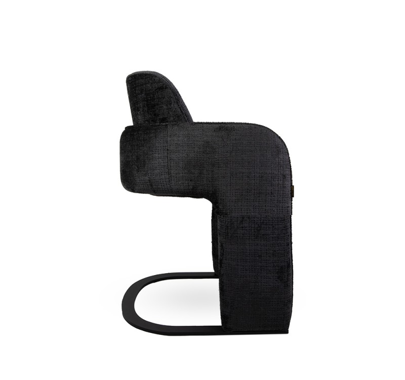 MaMaison krzesło BORA czarne