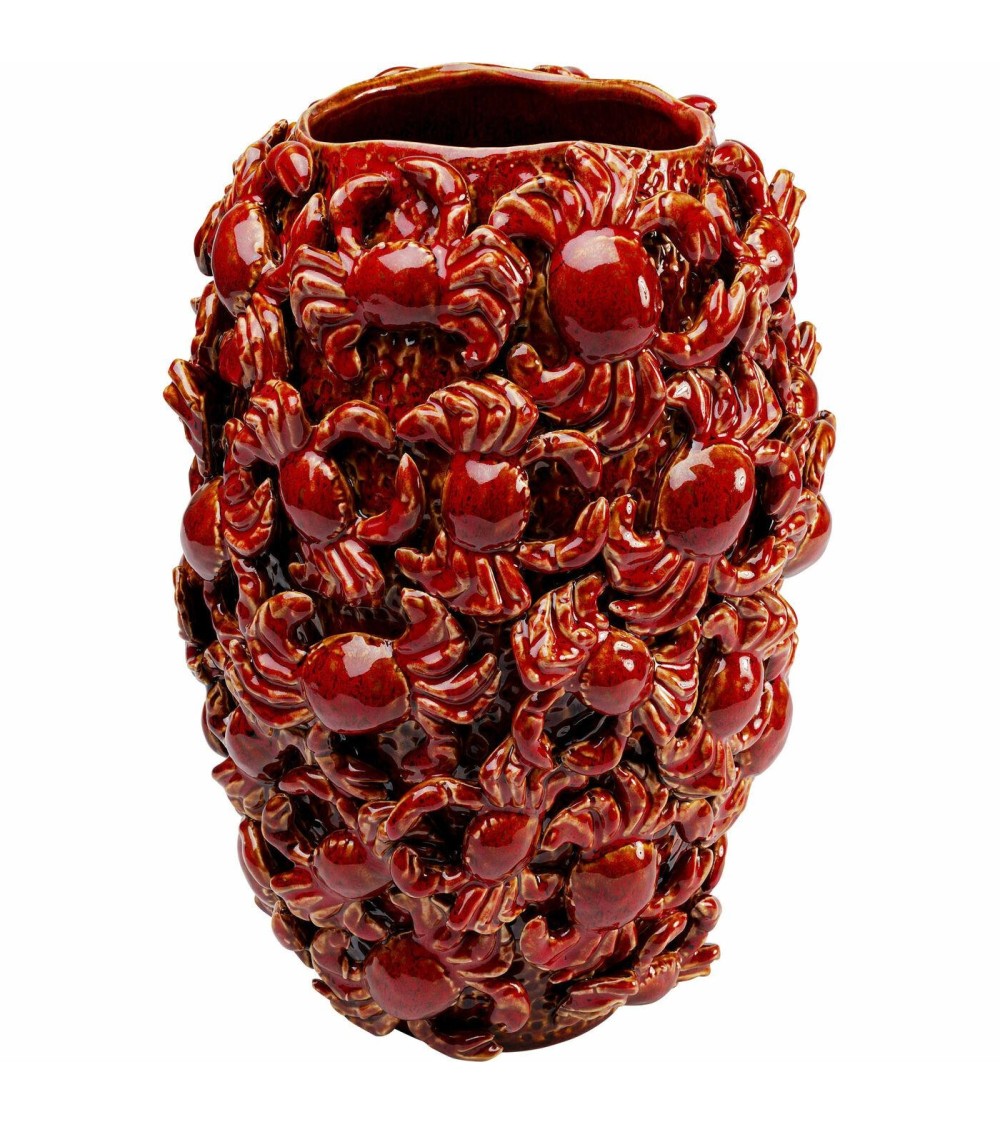 KARE wazon dekoracyjny CRABS 39 cm        czerwony