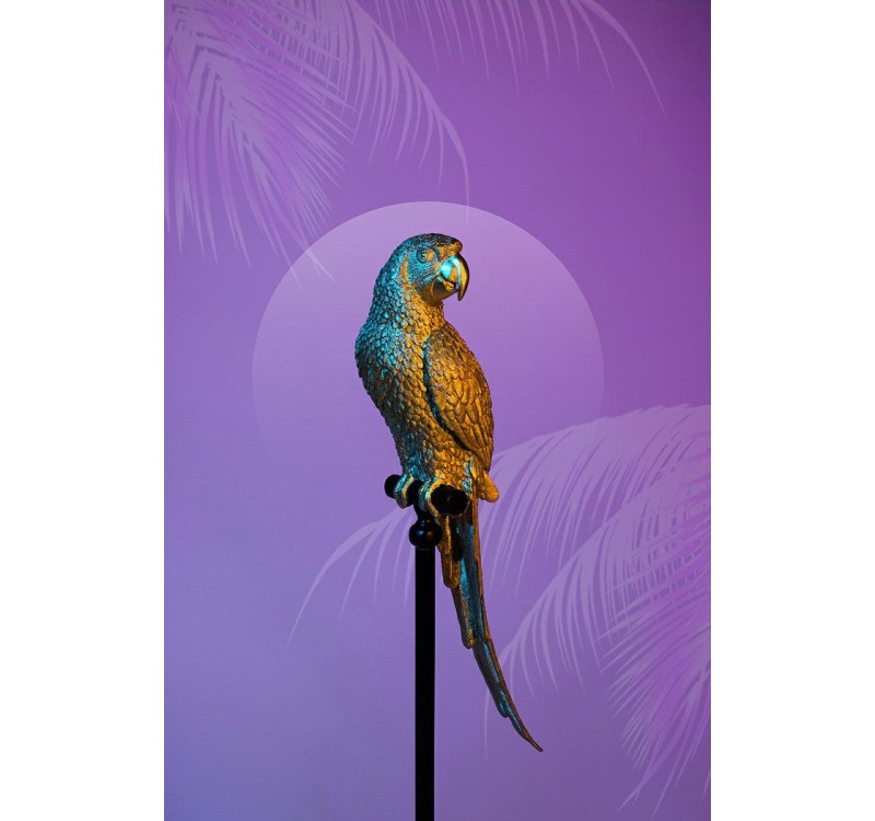 KARE dekoracja stojąca PARROT 116 cm złota