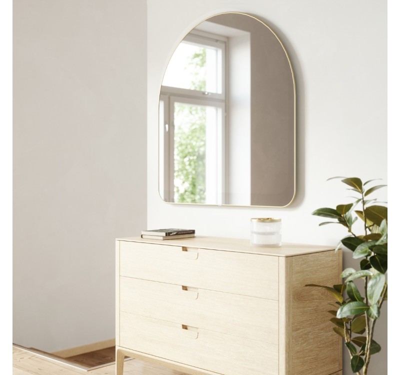 UMBRA lustro łukowe HUBBY 86 x 91 cm złote