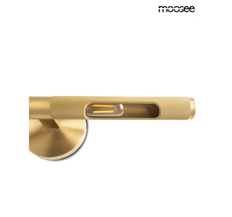 MOOSEE lampa ścienna CRUDO złota