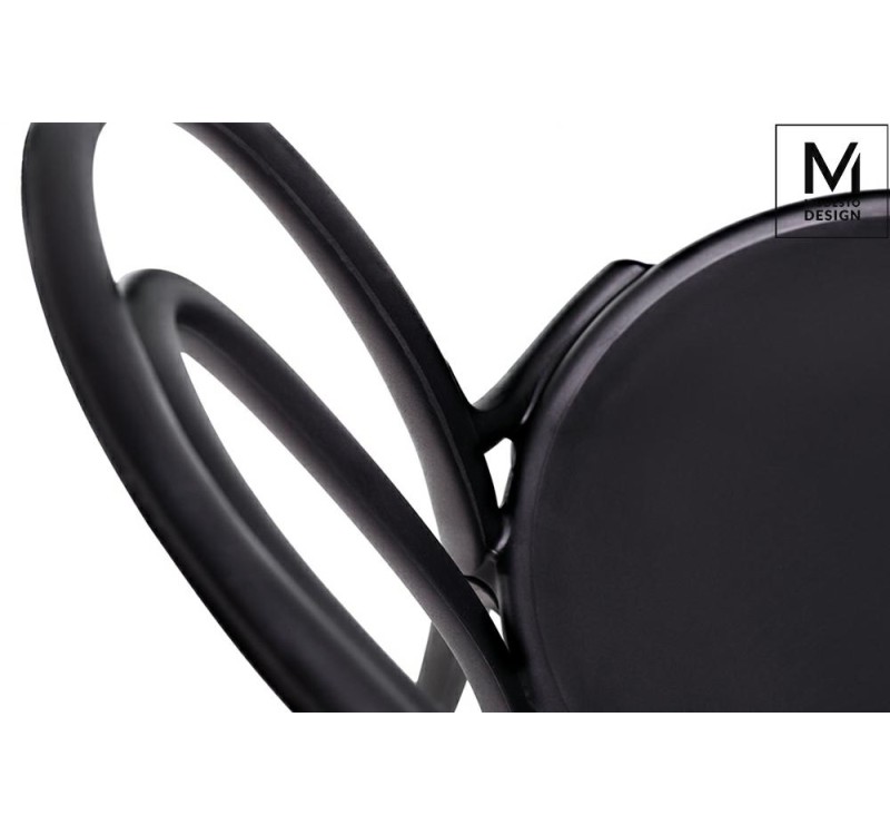 MODESTO krzesło TONI czarne - polipropylen