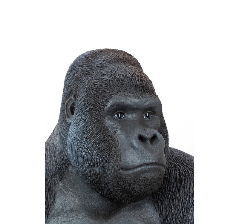 KARE dekoracja stojąca GORILLA XL 76cm czarna