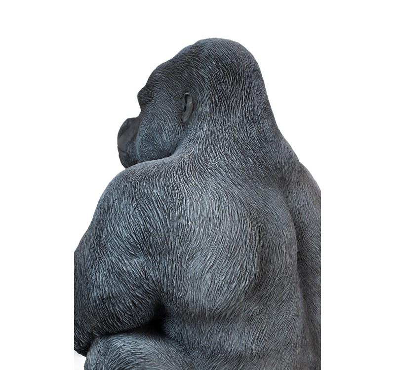 KARE dekoracja stojąca GORILLA XL 76cm czarna
