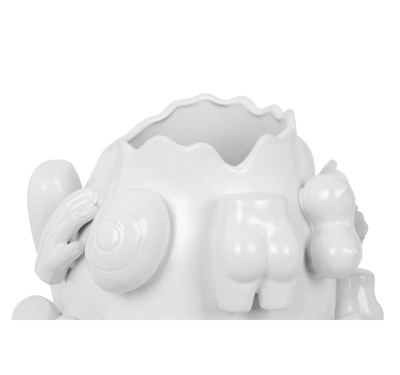 KARE wazon dekoracyjny BODY PARTS 25cm biały