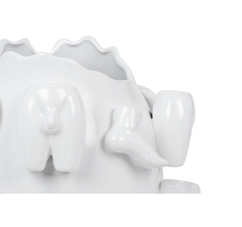KARE wazon dekoracyjny BODY PARTS 25cm biały