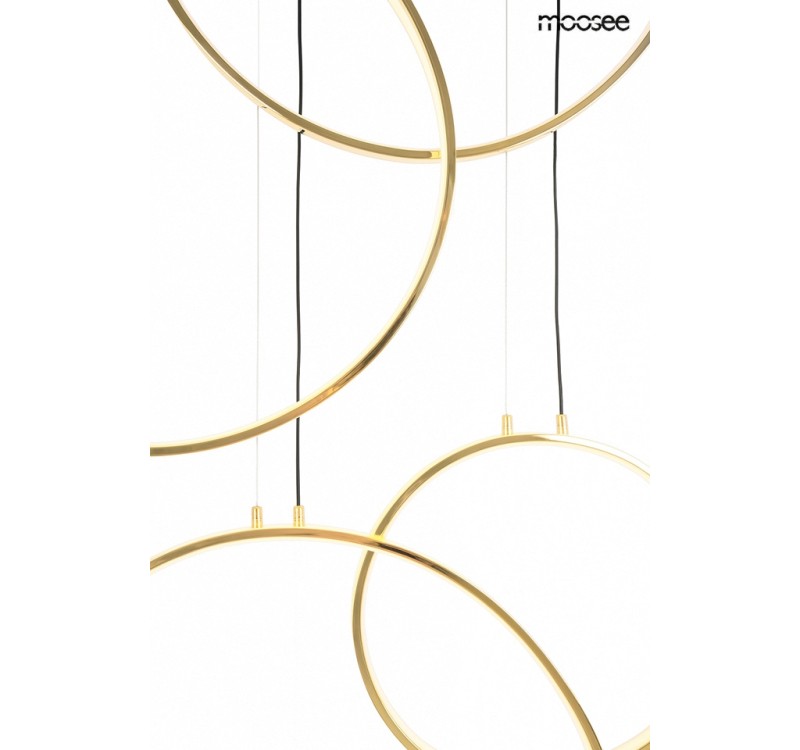 MOOSEE lampa wisząca CIRCULO SIX złota