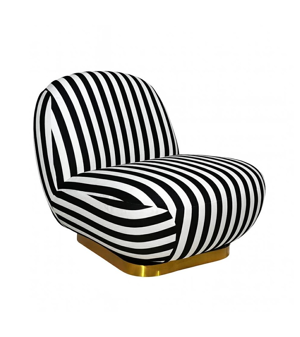 MaMaison fotel obrotowy AZURE biały /     czarny