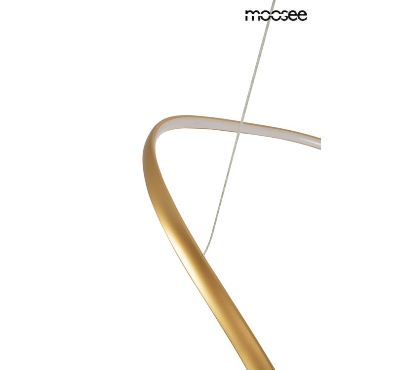 MOOSEE lampa wisząca WAVES 60 złota