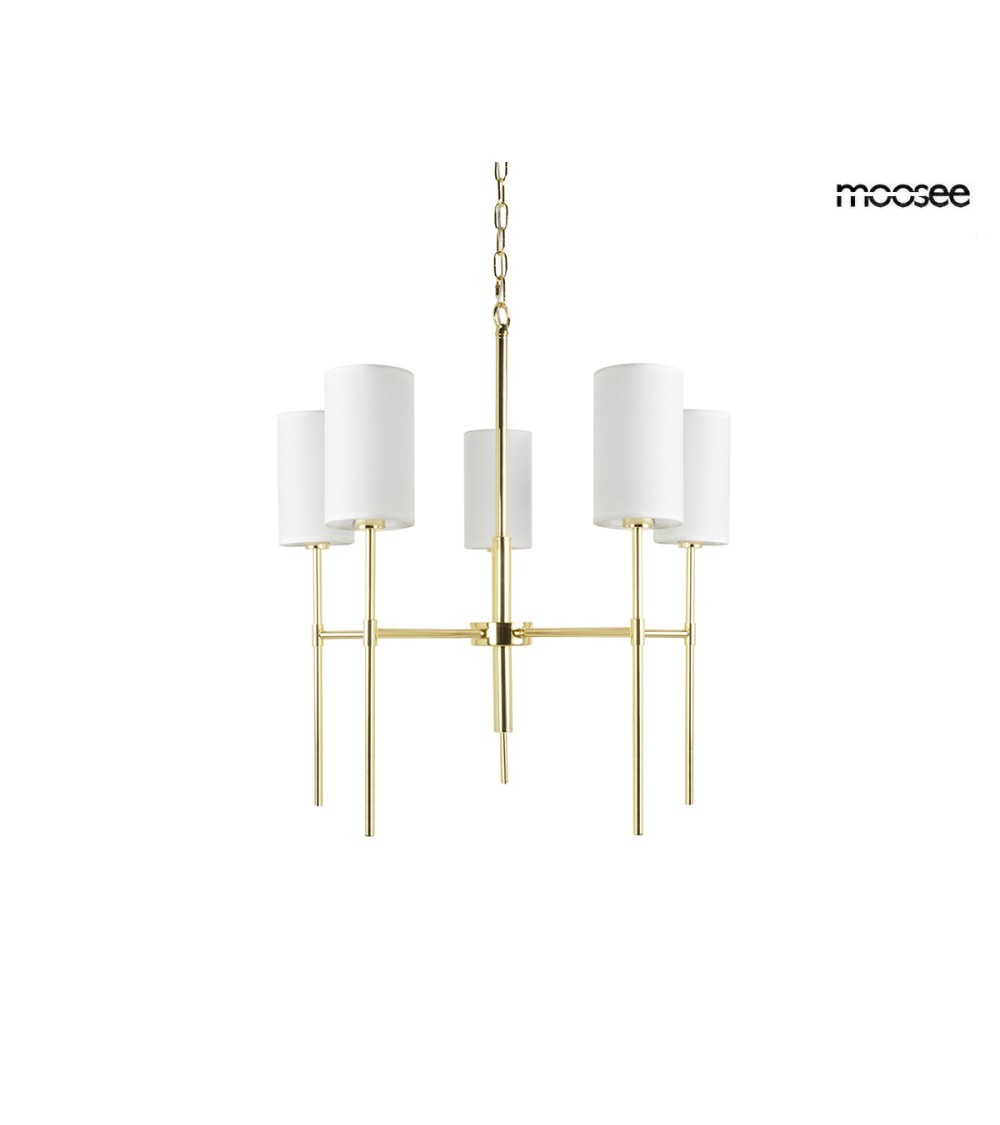 MOOSEE lampa wisząca IMPERIO 5 złota