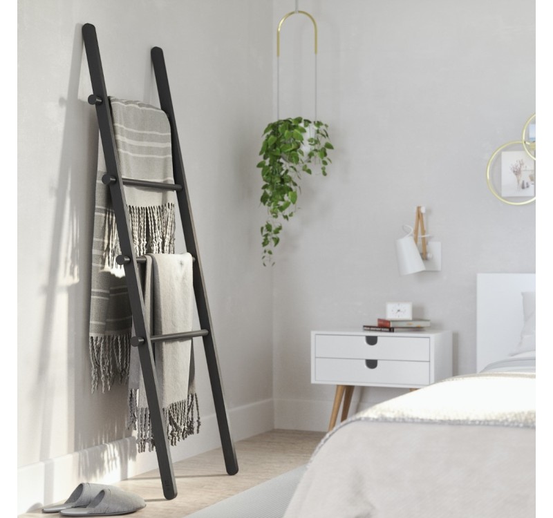 UMBRA drabina dekoracyjna LEANA czarna