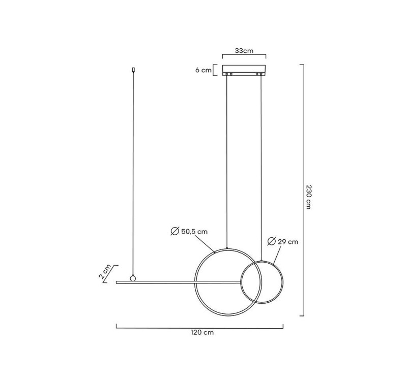 MOOSEE lampa wisząca RAGE czarna