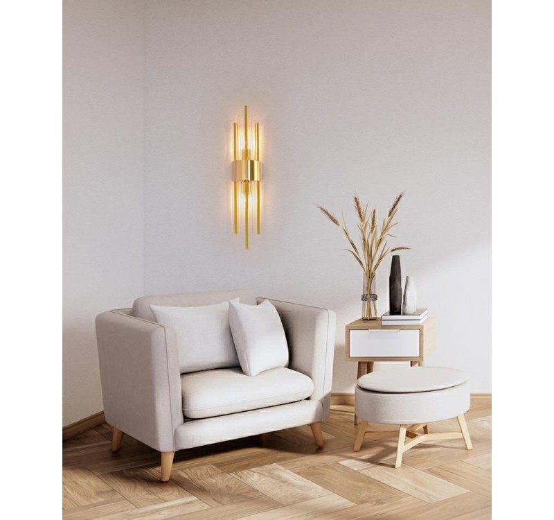 MOOSEE lampa ścienna AMANDA złota