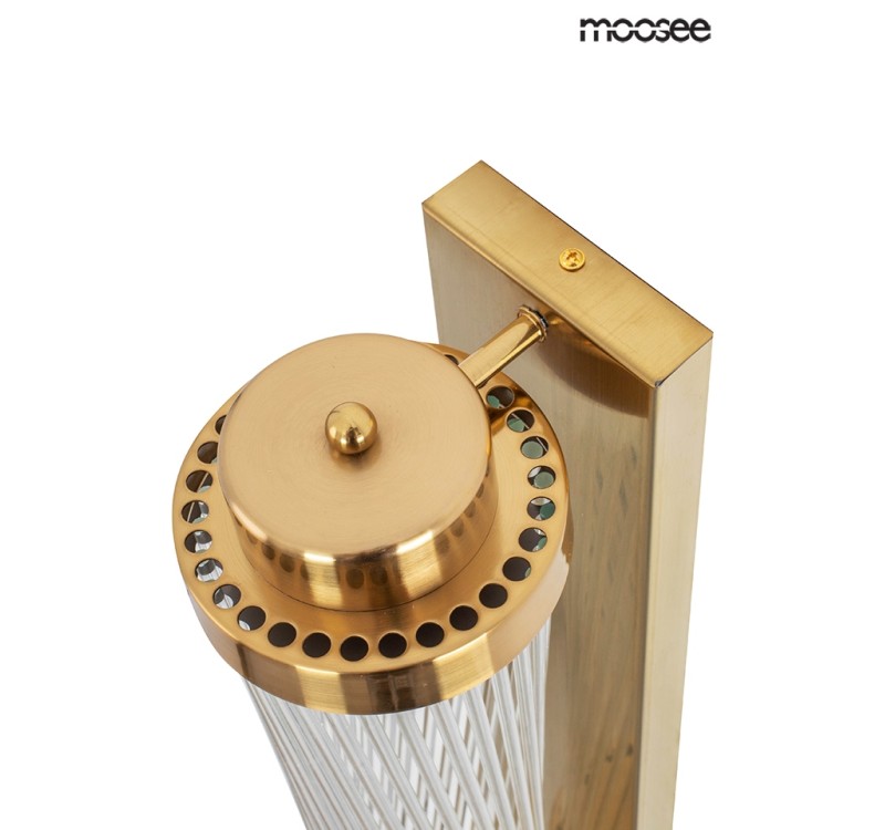 MOOSEE lampa ścienna COLUMN 60 złota