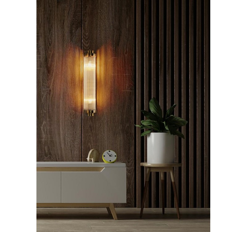 MOOSEE lampa ścienna COLUMN 60 złota