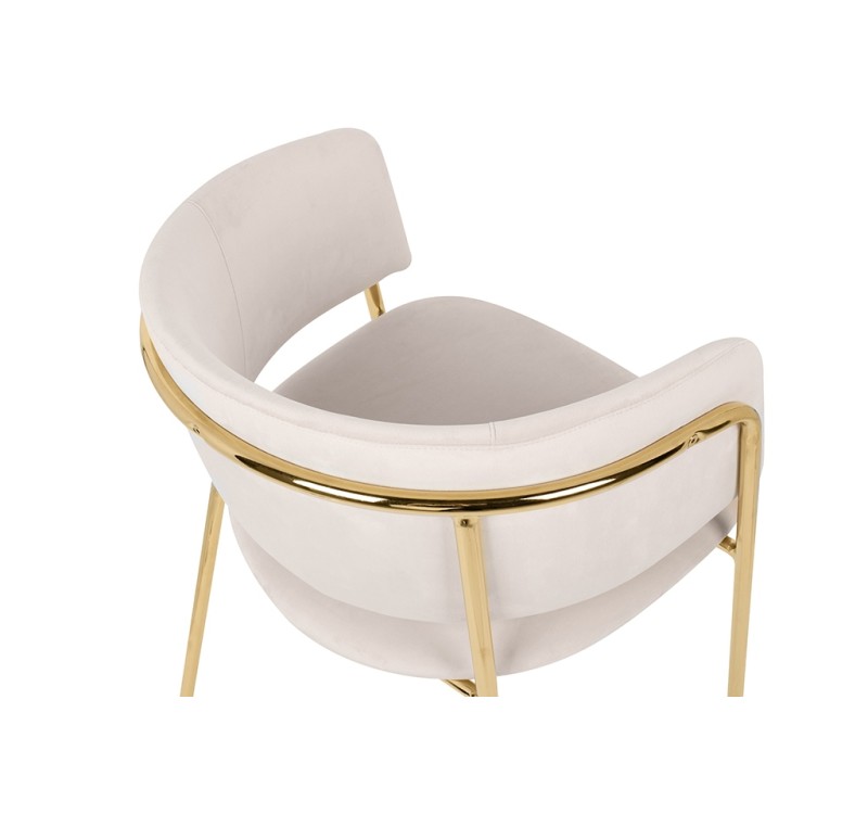 Krzesło barowe DELTA 65 beżowe