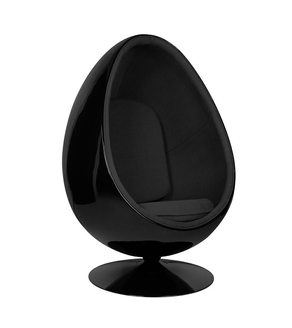 Fotel OVALIA BLACK czarny