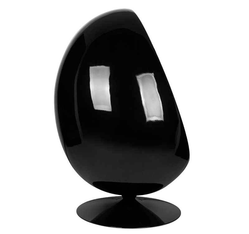 Fotel OVALIA BLACK czarny