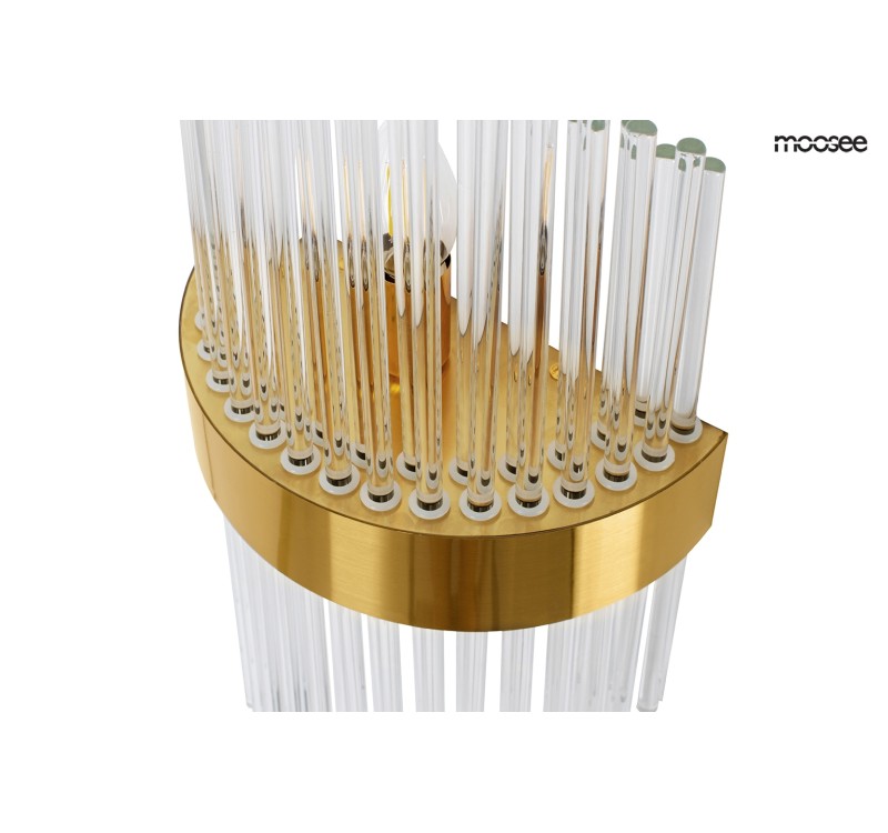 MOOSEE lampa ścienna FLORENS S złota