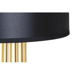 MOOSEE lampa podłogowa HOLMES STRAIGHT    złota z czarnym kloszem