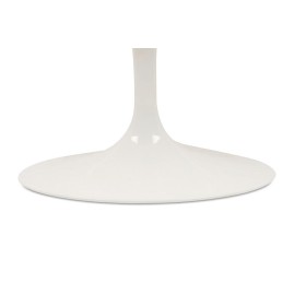 Stół TULIP ELLIPSE 200 biały - MDF,       metal