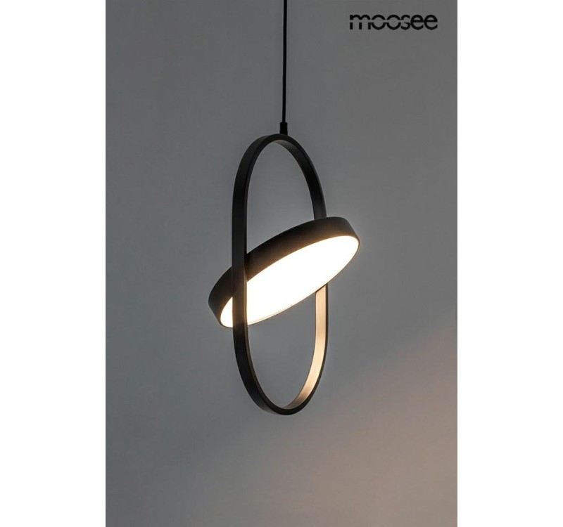 MOOSEE lampa wisząca SPINNER 19 czarna