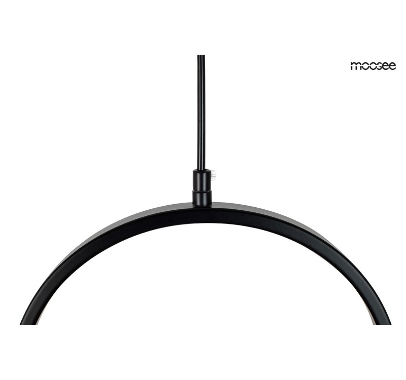 MOOSEE lampa wisząca SPINNER 19 czarna