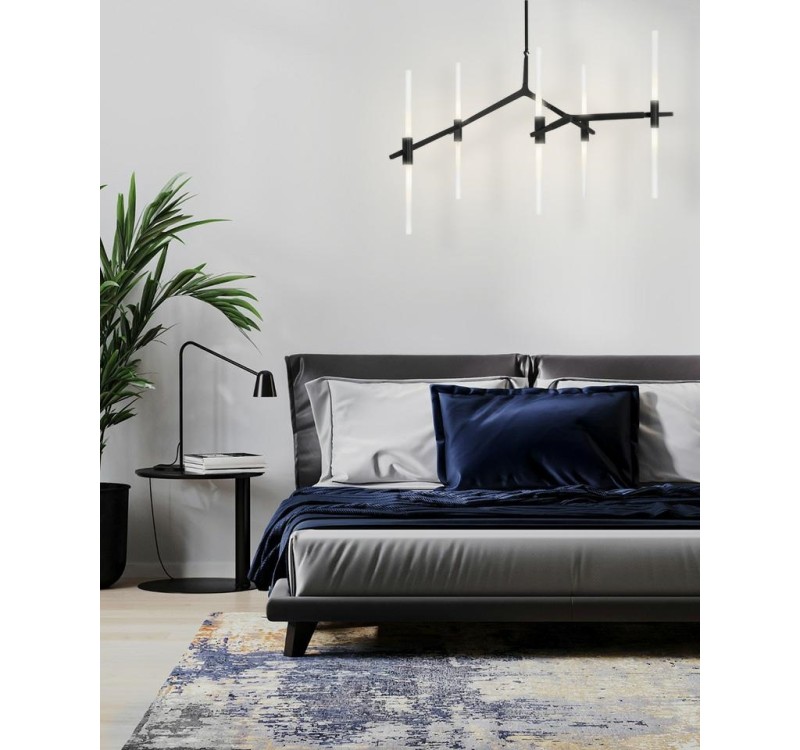 MOOSEE lampa wisząca CANDELABR 10 czarna