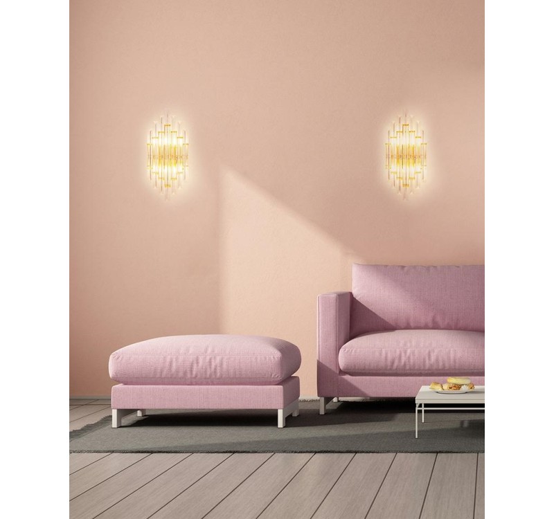 MOOSEE lampa ścienna PALAZZO złota