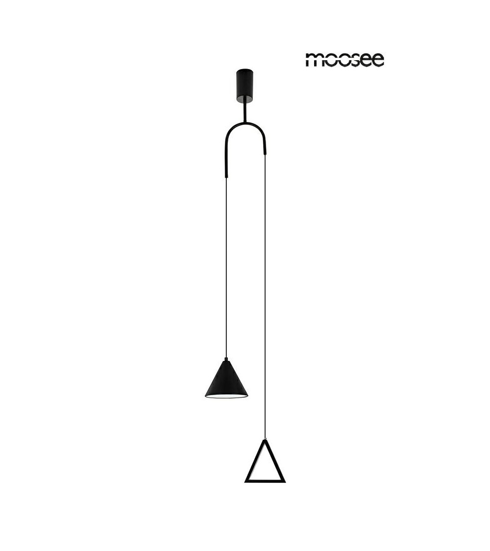 MOOSEE lampa wisząca ACUSTICA czarna
