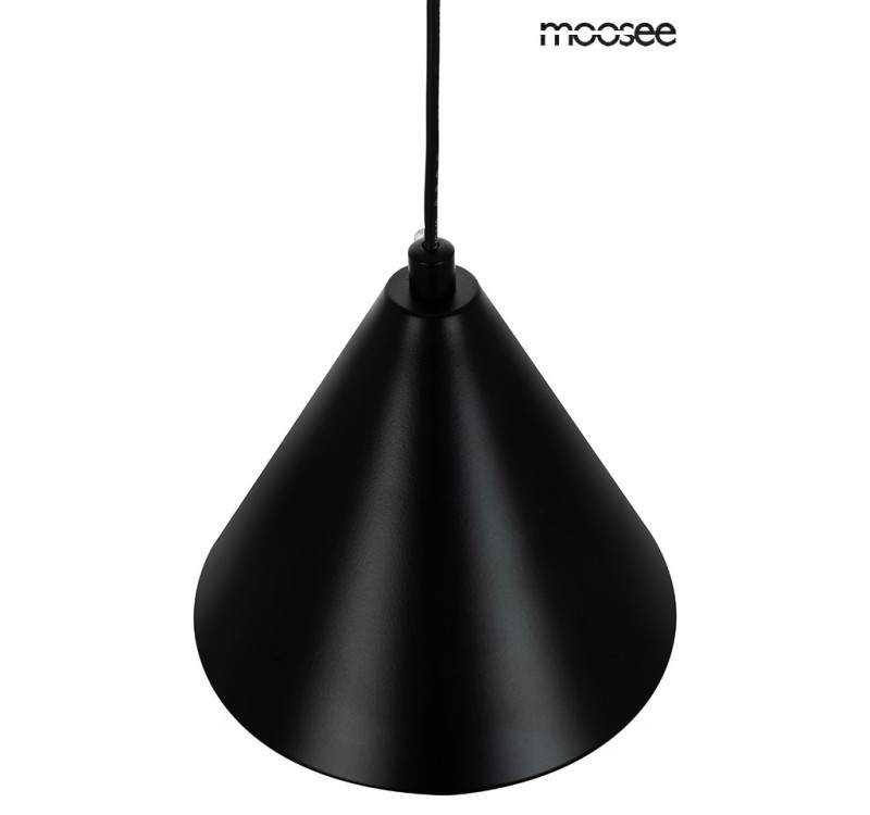 MOOSEE lampa wisząca ACUSTICA czarna
