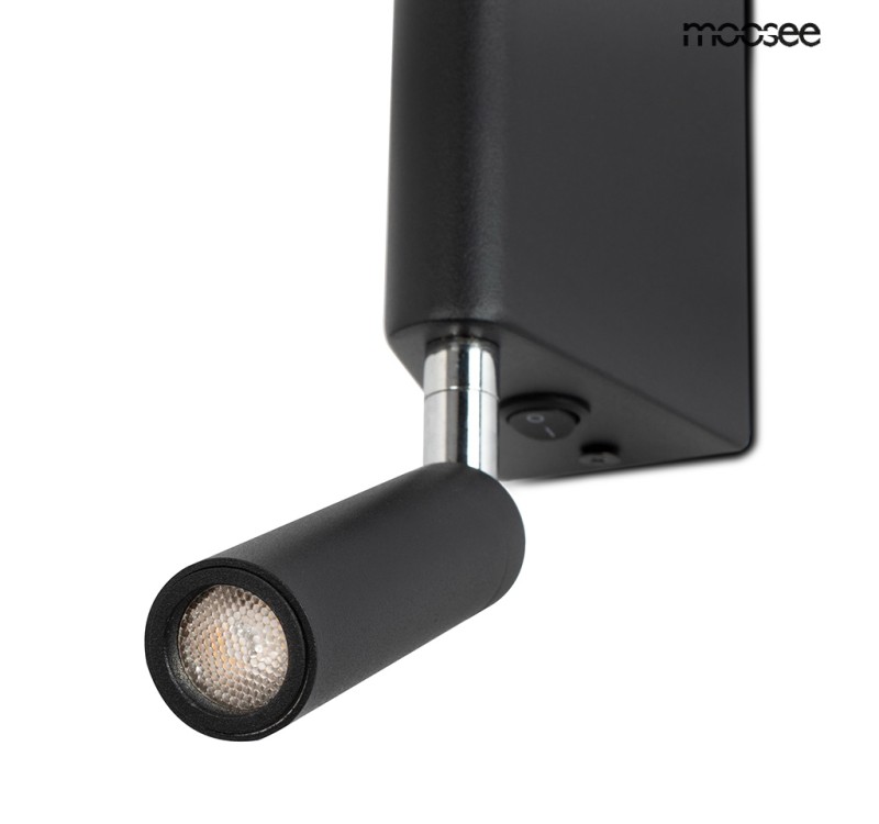MOOSEE lampa ścienna PERISCOPE czarna