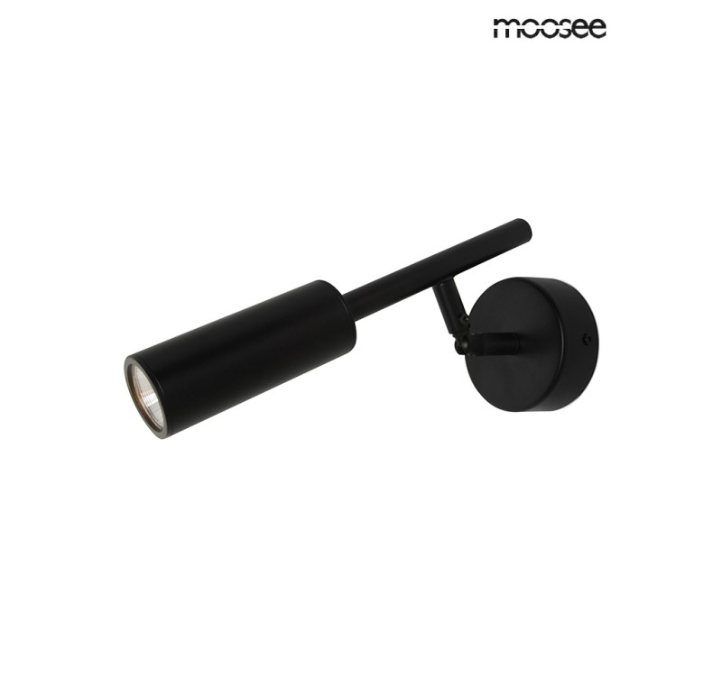 MOOSEE lampa ścienna PRISMA czarna