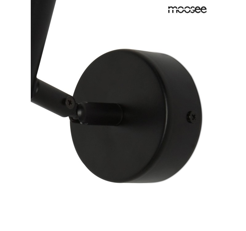 MOOSEE lampa ścienna PRISMA czarna