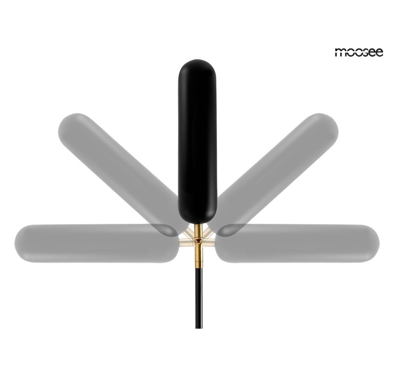 MOOSEE lampa ścienna TENTA czarna