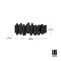 UMBRA wieszak na ubrania STICKS 5 czarny