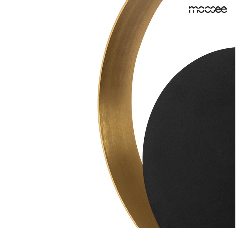 MOOSEE lampa ścienna BAND złota / czarna