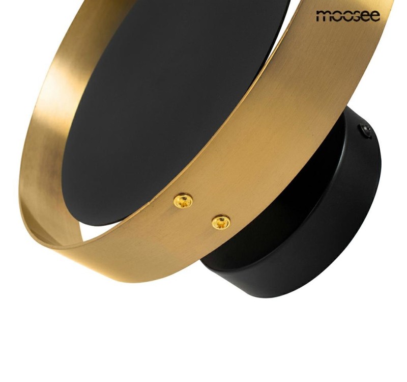 MOOSEE lampa ścienna BAND złota / czarna