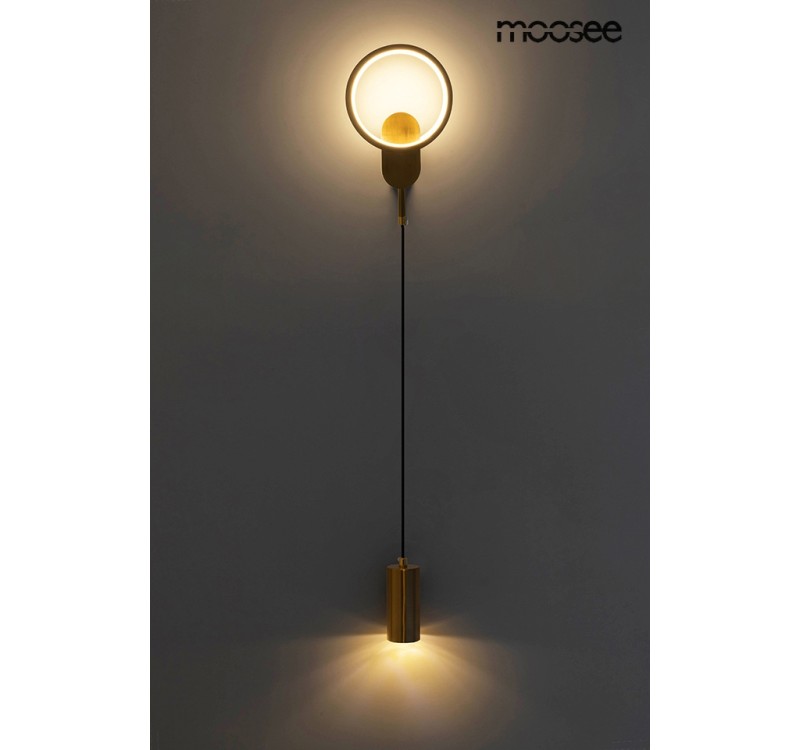 MOOSEE lampa ścienna COMO złota