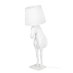 MOOSEE lampa podłogowa KOŃ HORSE STAND    S biała - włókno szklane