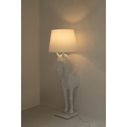 MOOSEE lampa podłogowa KOŃ HORSE STAND    S biała - włókno szklane