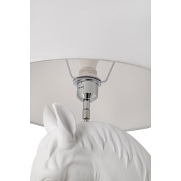 MOOSEE lampa podłogowa KOŃ HORSE STAND    S biała - włókno szklane