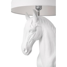 MOOSEE lampa podłogowa KOŃ HORSE STAND    S biała - włókno szklane