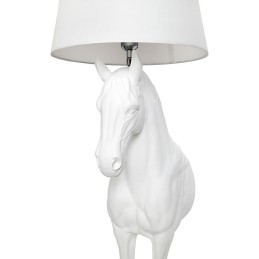 MOOSEE lampa podłogowa KOŃ HORSE STAND    S biała - włókno szklane