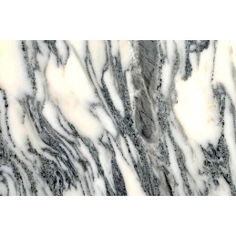 Stół TULIP ELLIPSE MARBLE ARABESCATO 200  biały - marmur, metal