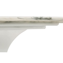Stół TULIP ELLIPSE MARBLE ARABESCATO 200  biały - marmur, metal