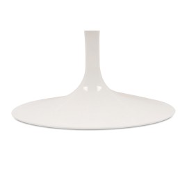 Stół TULIP ELLIPSE MARBLE ARABESCATO 200  biały - marmur, metal